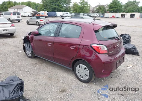 2024 Mitsubishi Mirage Es z USA, uszkodzony, nr VIN ML32AUHJ7RH008379